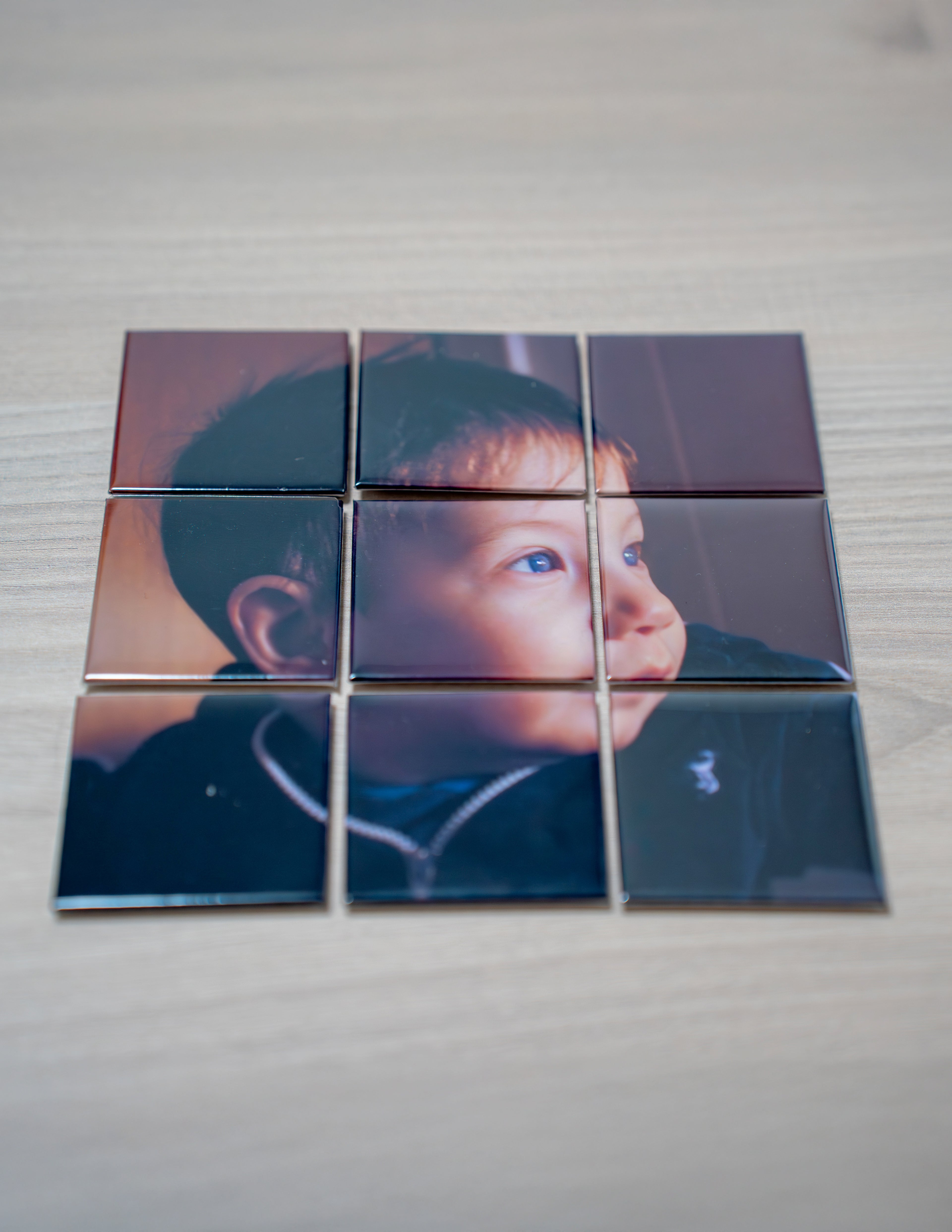 Magnete Puzzle Fotografico Personalizzato da 9 Pezzi