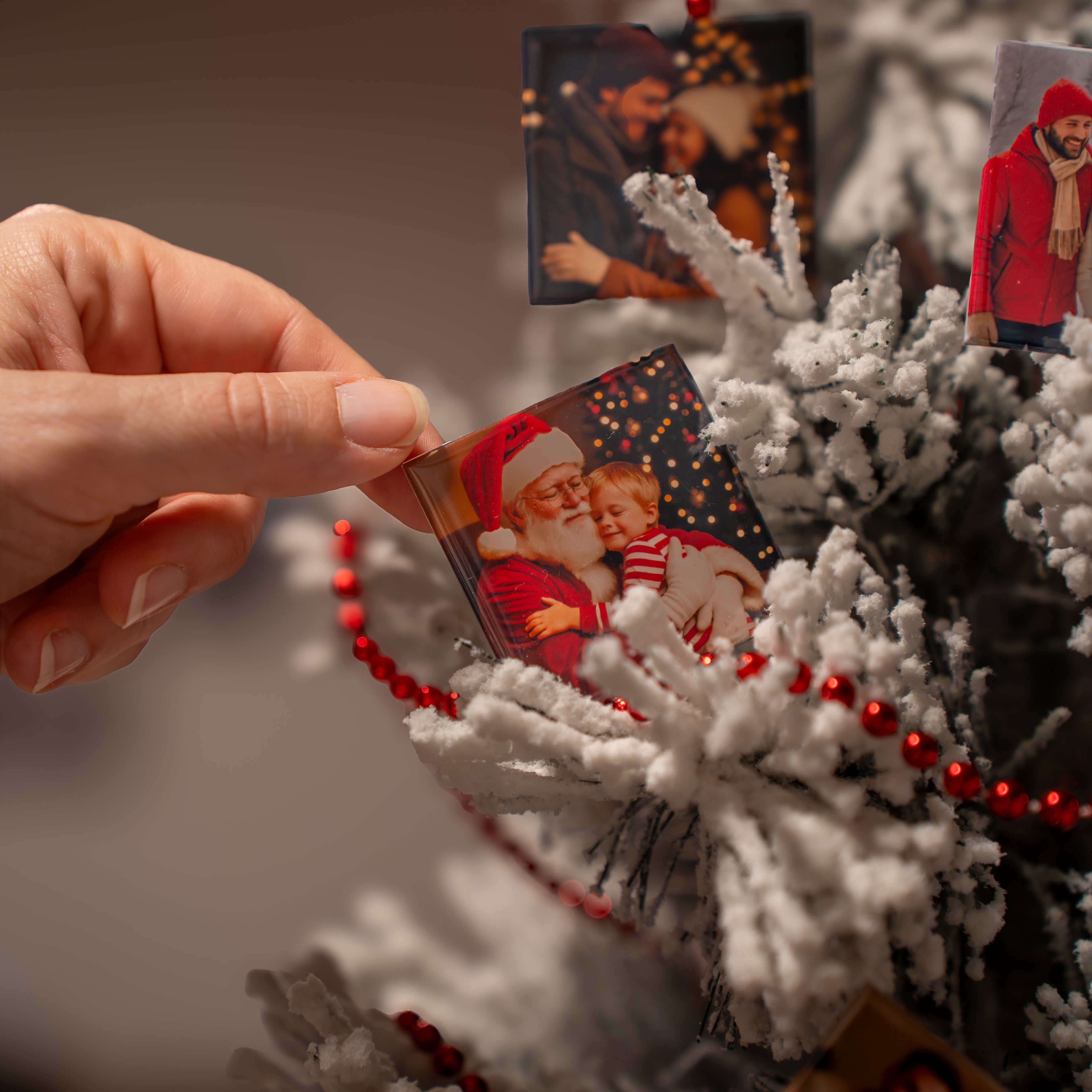 Magneti fotografici personalizzati 5x5 (set da 9)